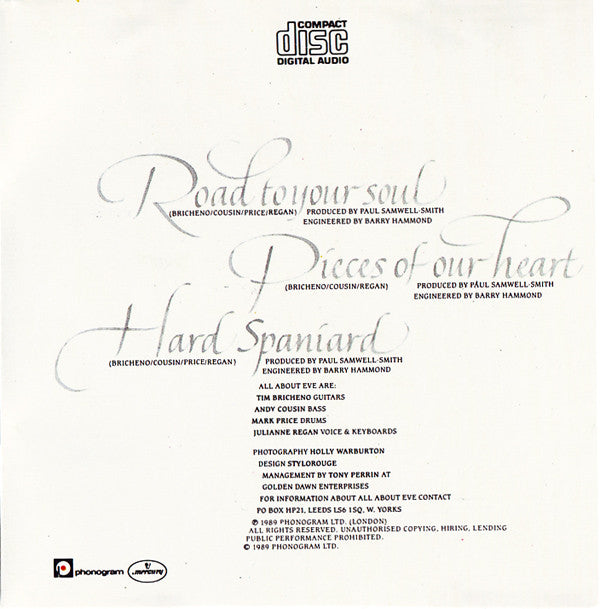 All About Eve - Road To Your Soul - Used CD image 5