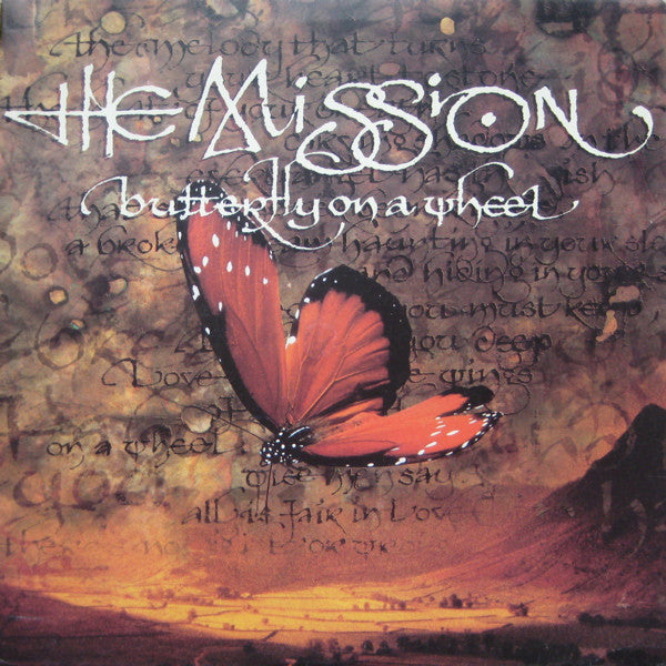 Mission - Butterfly On A Wheel - Used Vinyl Record 7" image 1