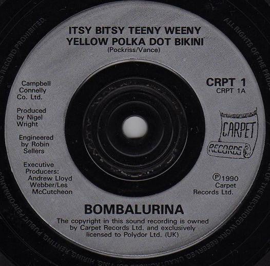 Bombalurina - Itsy Bitsy Teeny Weeny Yellow Polka Dot Bikini - Used Viny image 7