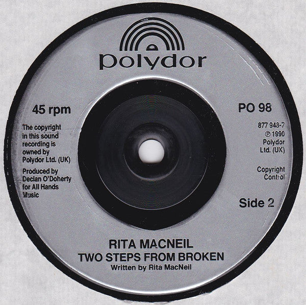 Rita MacNeil - Working Man - Used Vinyl Record 7" image 4