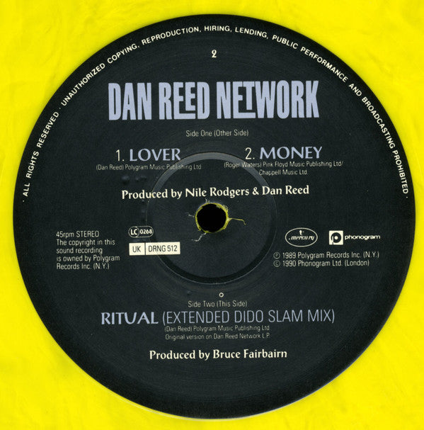 Dan Reed Network - Lover / Money - Used Vinyl Record 12" image 10