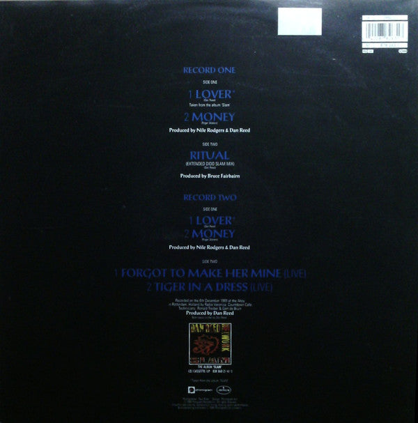 Dan Reed Network - Lover / Money - Used Vinyl Record 12" image 2