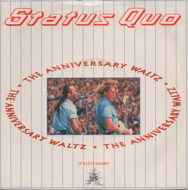 Status Quo - Anniversary Waltz - Used Vinyl Record 7" image 5