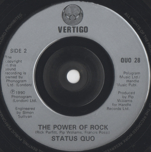 Status Quo - Anniversary Waltz - Used Vinyl Record 7" image 8