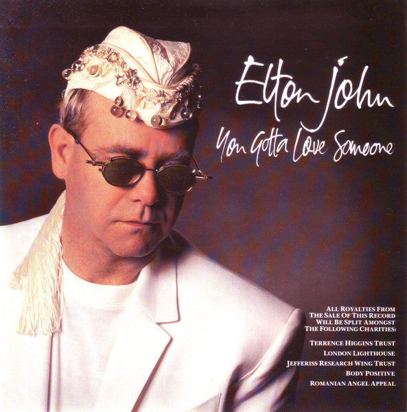 Elton John - You Gotta Love Someone - Used Vinyl Record 7" image 5