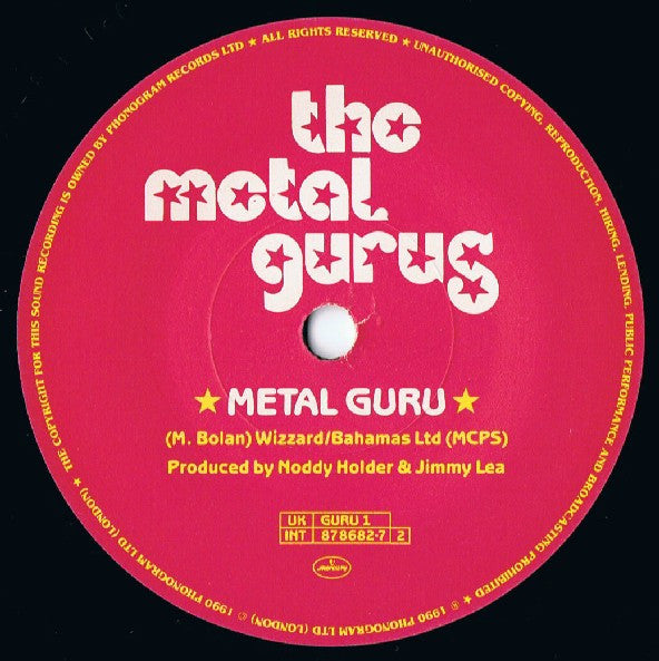Metal Gurus - Merry Xmas Everybody - Used Vinyl Record 7" image 4
