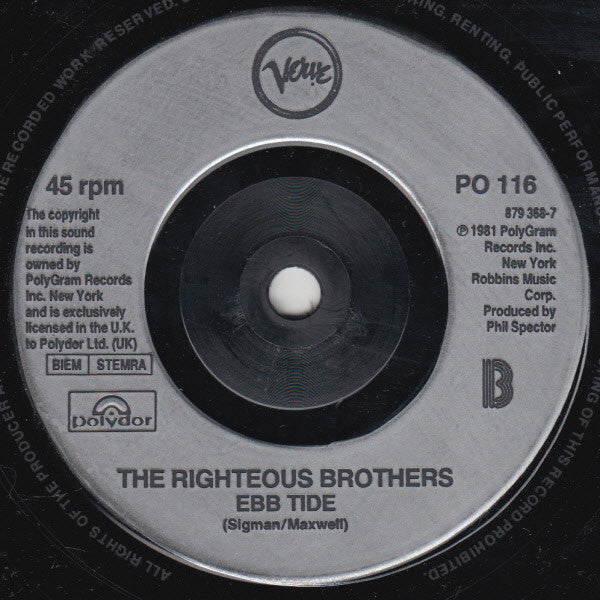 Righteous Brothers - You've Lost That Lovin' Feeling / Ebb Tide - Use image 8
