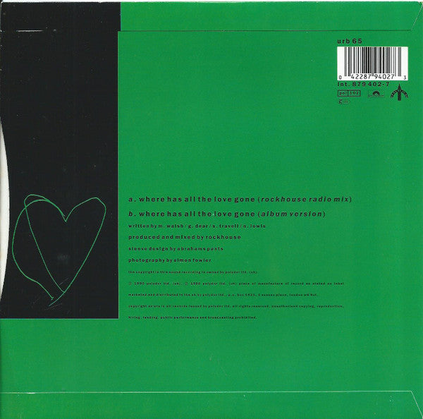 Maureen Walsh - Where Has All The Love Gone - Used Vinyl Record 7" image 2
