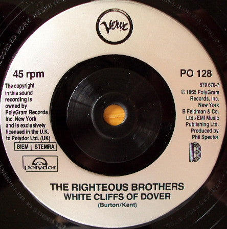 Righteous Brothers - Just Once In My Life - Used Vinyl Record 7" image 4