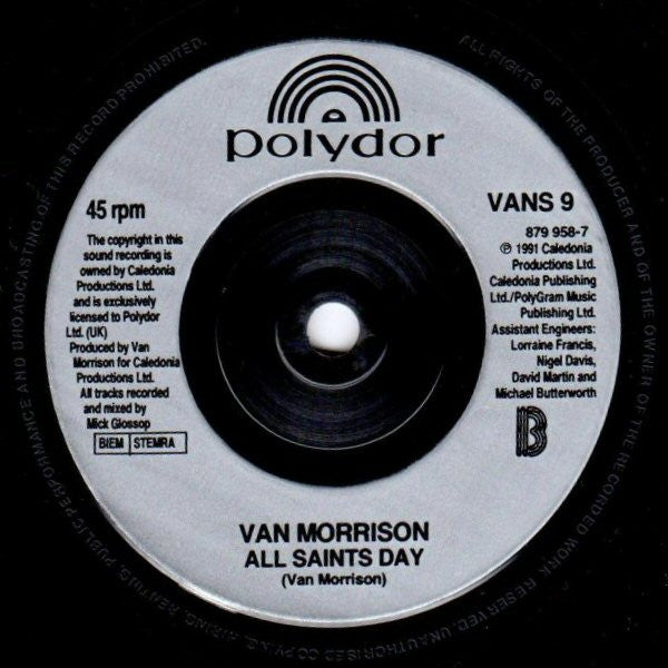 Van Morrison - I Can't Stop Loving You - Used Vinyl Record 7" image 4