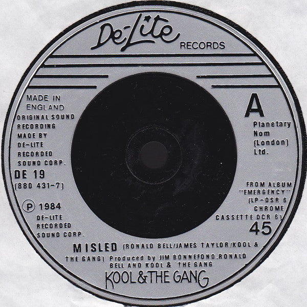 Kool & The Gang - Misled - Used Vinyl Record 7" image 7
