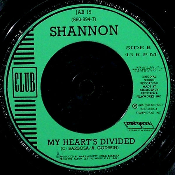 Shannon - Stronger Together - Used Vinyl Record 7" image 4