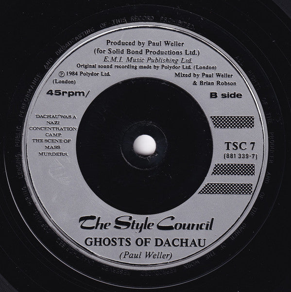 Style Council - Shout To The Top - Used Vinyl Record 7" image 4