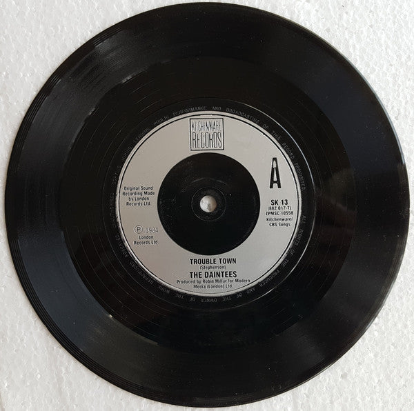 Daintees - Trouble Town - Used Vinyl Record 7" image 10