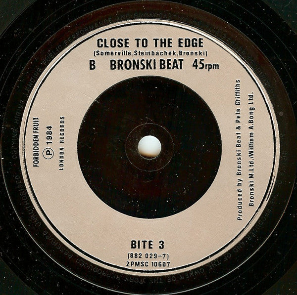 Bronski Beat - It Ain't Necessarily So - Used Vinyl Record 7" image 8