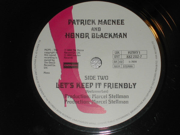 Patrick MacNee - Kinky Boots - Used Vinyl Record 7" image 4