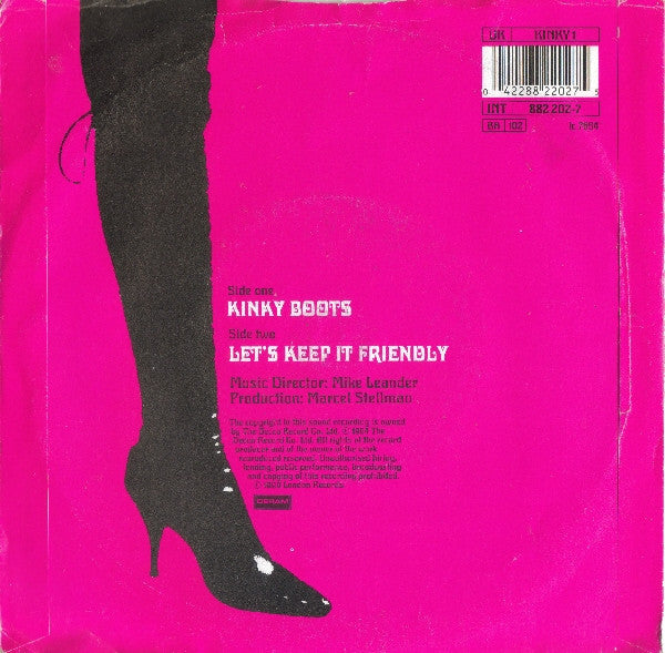 Patrick MacNee - Kinky Boots - Used Vinyl Record 7" image 6