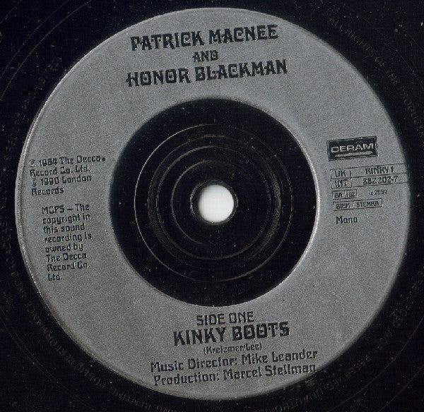 Patrick MacNee - Kinky Boots - Used Vinyl Record 7" image 7