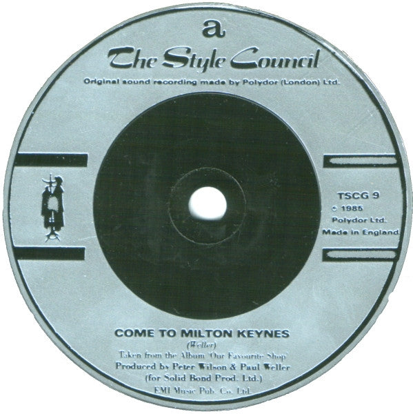 Style Council - Come To Milton Keynes - Used Vinyl Record 7" image 5