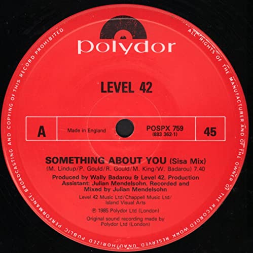 Level 42 - Something About You (Sisa Mix) - Used Vinyl 12" image 3