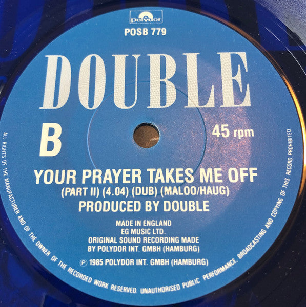 Double - Captain Of Her Heart - Used Vinyl Record 7" image 3