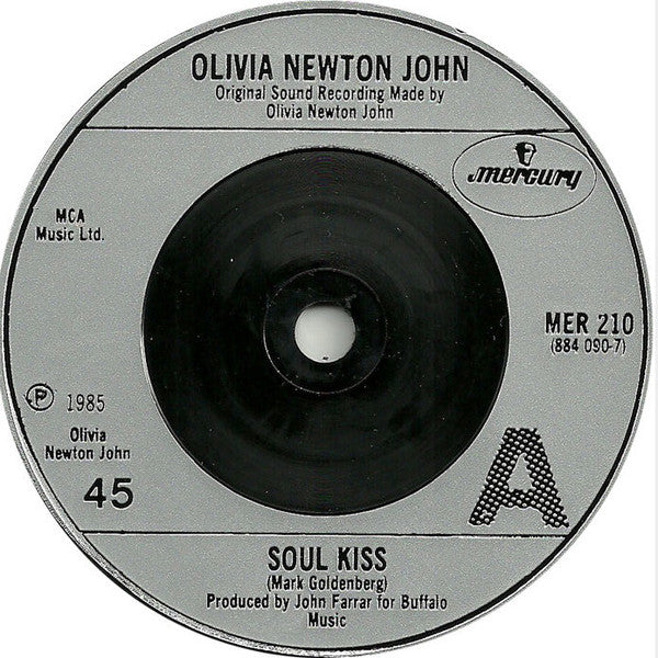 Olivia Newton-John - Soul Kiss / Electric - Used Vinyl Record 7" image 3