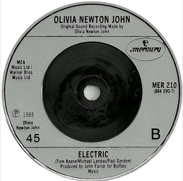 Olivia Newton-John - Soul Kiss / Electric - Used Vinyl Record 7" image 4