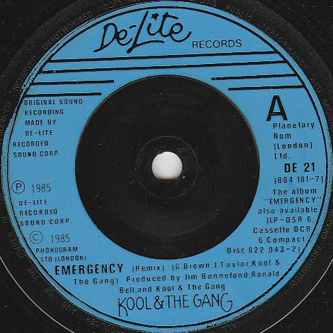 Kool & The Gang - Emergency - Used Vinyl Record 7" image 7