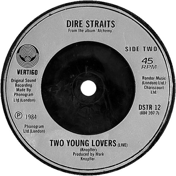 Dire Straits - Walk Of Life - Used Vinyl Record 7" image 4