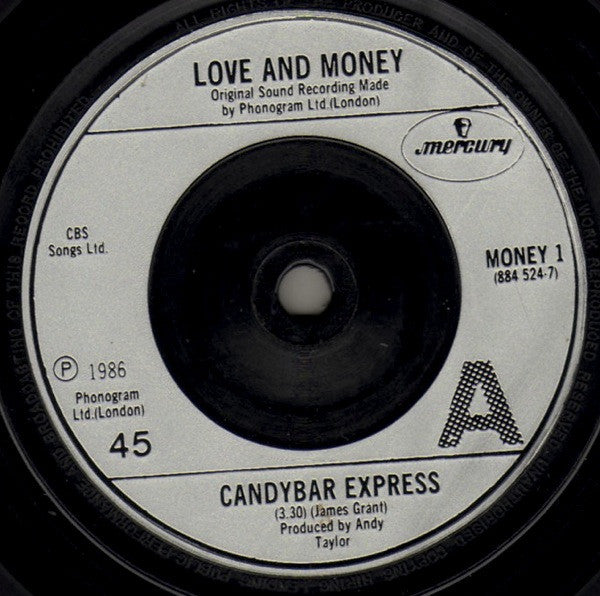 Love And Money - Candybar Express - Used Vinyl Record 7" image 2