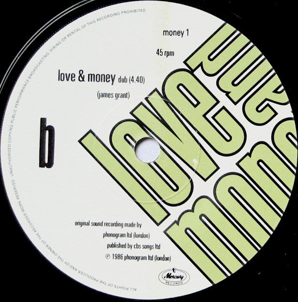 Love And Money - Candybar Express - Used Vinyl Record 7" image 7