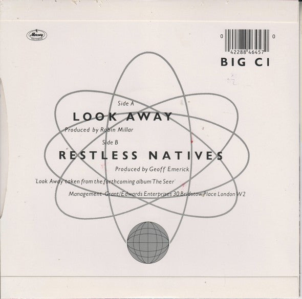 Big Country - Look Away - Used Vinyl Record 7" image 2