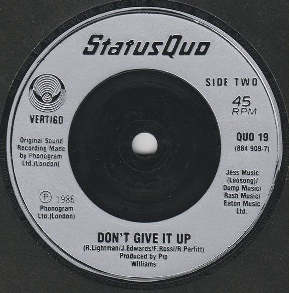 Status Quo - Red Sky - Used Vinyl Record 7" image 4
