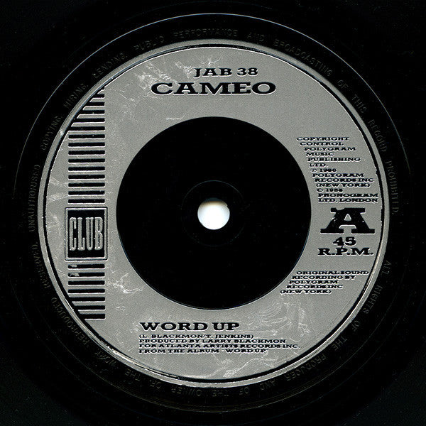 Cameo - Word Up - Used Vinyl Record 7" image 7