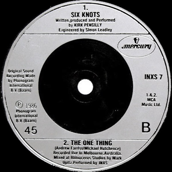 INXS - Kiss The Dirt (Falling Down The Mountain) - Used Vinyl Record image 4