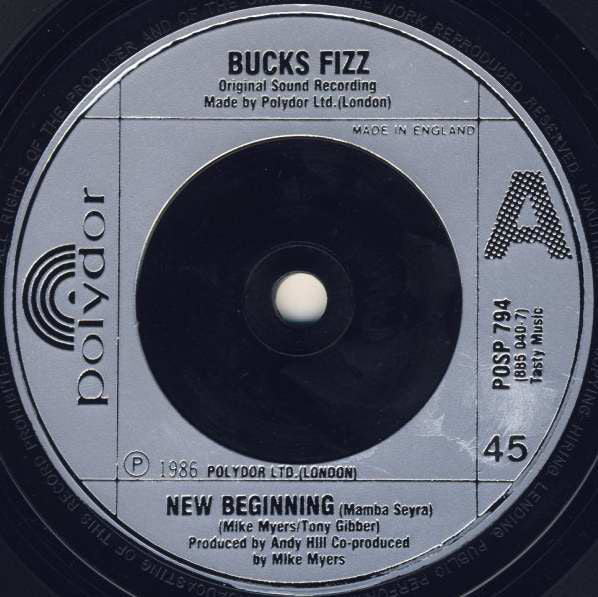 Bucks Fizz - New Beginning - Used Vinyl Record 7" image 8