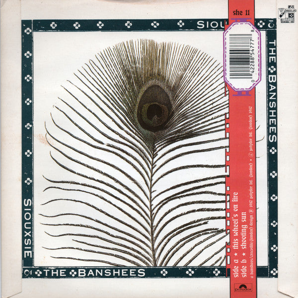 Siouxsie & The Bansh - This Wheel's On Fire - Used Vinyl Record 7" image 2