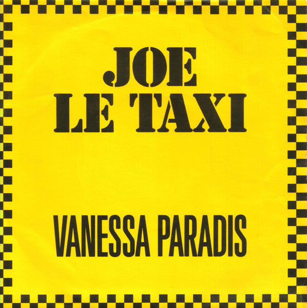 Vanessa Paradis - Joe Le Taxi - Used Vinyl Record 7" image 5