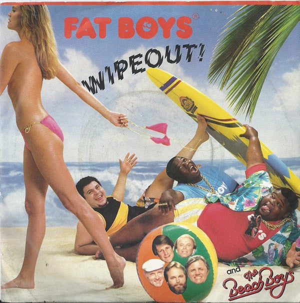 Fat Boys - Wipeout! - Used Vinyl Record 7" image 1