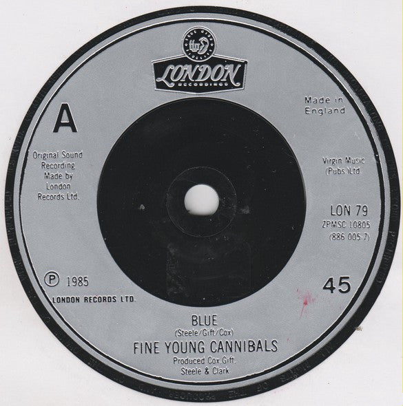 Fine Young Cannibals - Blue - Used Vinyl Record 7" image 7