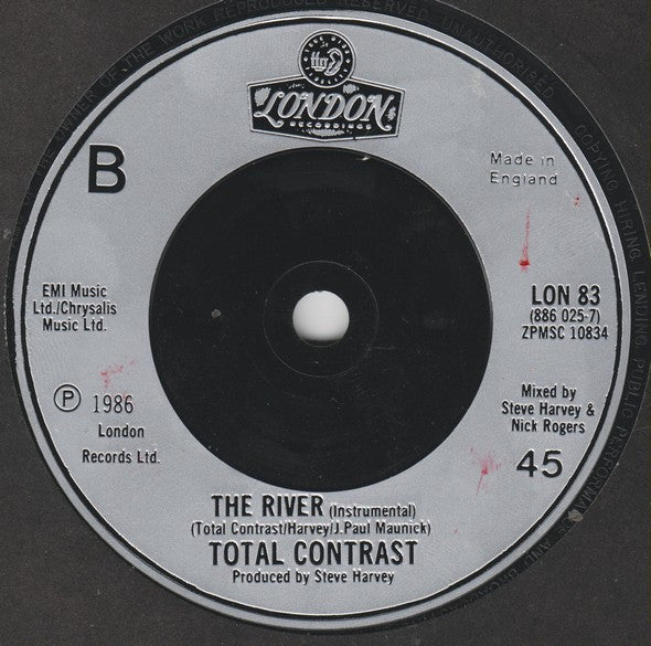 Total Contrast - River - Used Vinyl Record 7" image 4