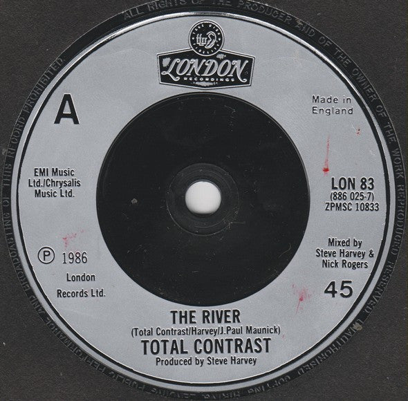Total Contrast - River - Used Vinyl Record 7" image 7
