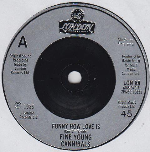 Fine Young Cannibals - Funny How Love Is - Used Vinyl Record 7" image 7