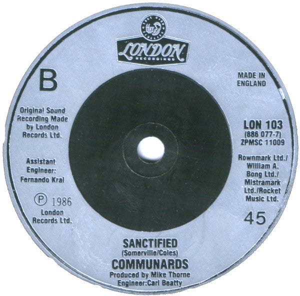 Communards - Don't Leave Me This Way - Used Vinyl Record 7" image 8