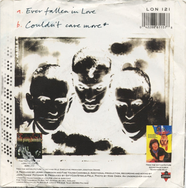 Fine Young Cannibals - Ever Fallen In Love - Used Vinyl Record 7" image 2
