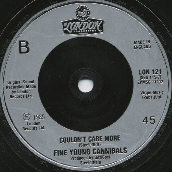 Fine Young Cannibals - Ever Fallen In Love - Used Vinyl Record 7" image 4