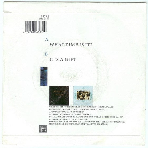 Kane Gang - What Time Is It? - Used Vinyl Record 7" image 6