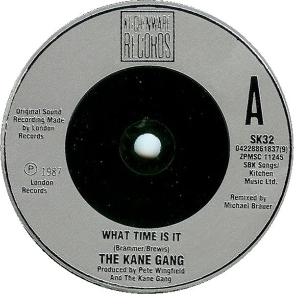 Kane Gang - What Time Is It? - Used Vinyl Record 7" image 7