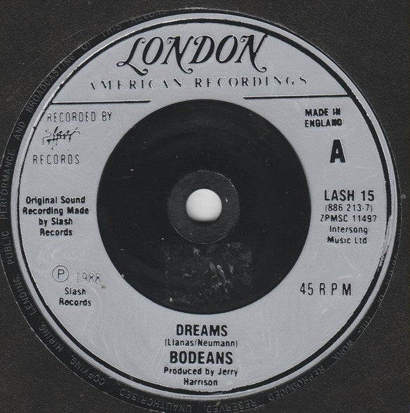 BoDeans - Dreams - Used Vinyl Record 7" image 7
