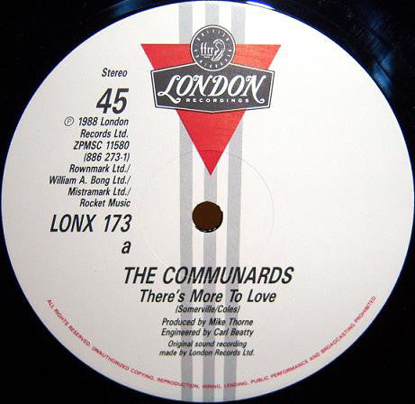 Communards - re's More To Love - Used Vinyl Record 12 image 3